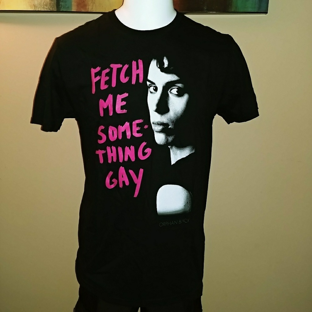 Orphan Black Fetch Some Gay Graphic TV Tee Felix